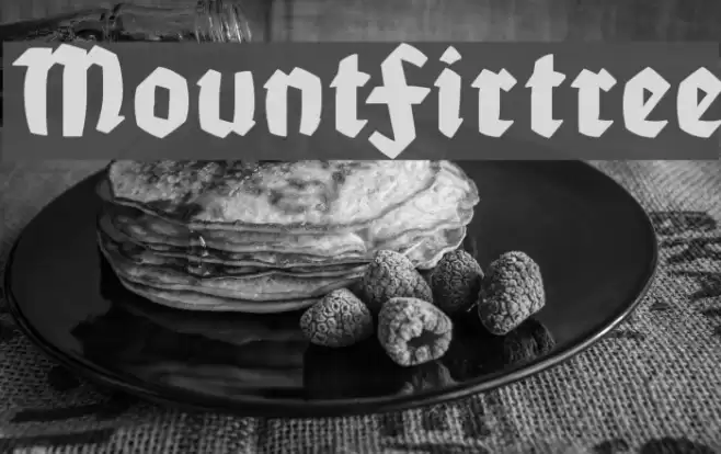 MountFirtree Font examples