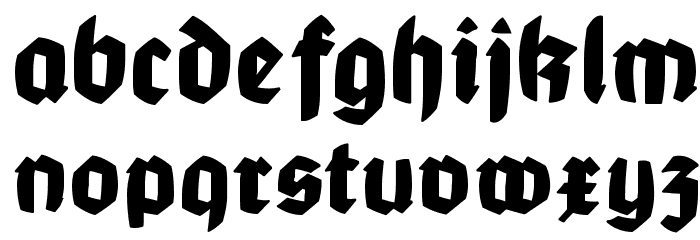 MountFirtree Font LOWERCASE