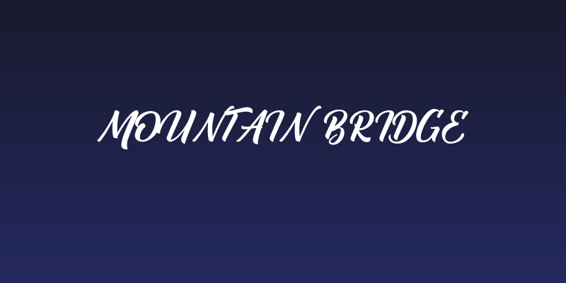 Mountain Bridge Social Header