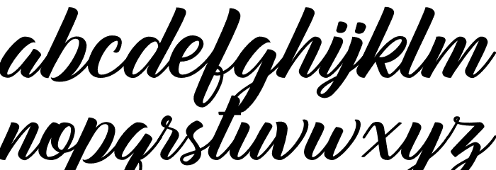 Mountain Bridge Font LOWERCASE