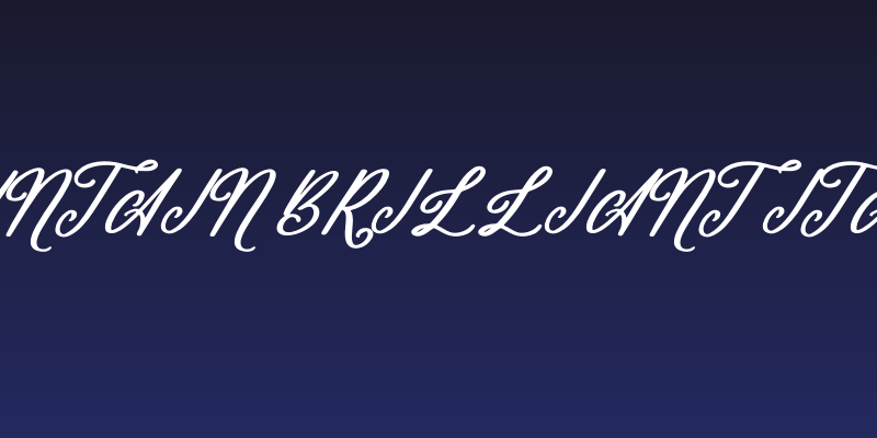 Mountain Brilliant Italic Social Header