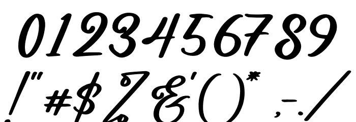 Mountain Brilliant Font OTHER CHARS