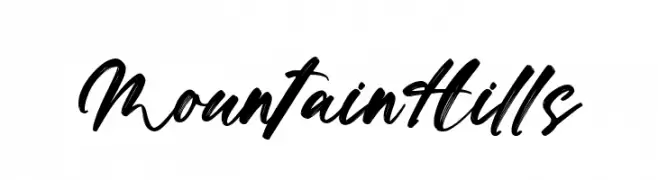 Mountain Hills  Frei Schriftart Herunterladen