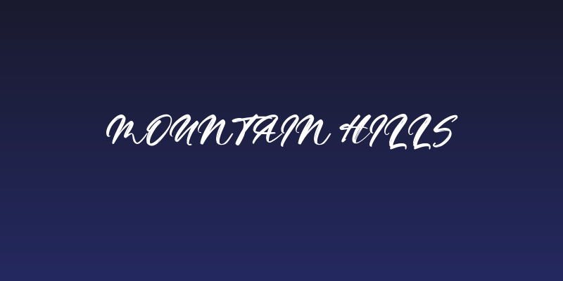 Mountain Hills Social Header