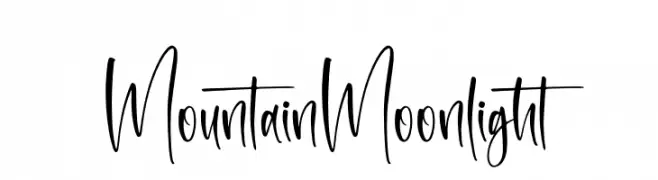 Mountain Moonlight  Descarca Fonturi Gratis