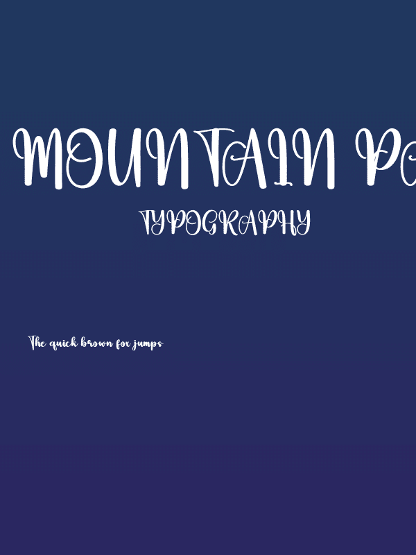 Mountain Park Poster