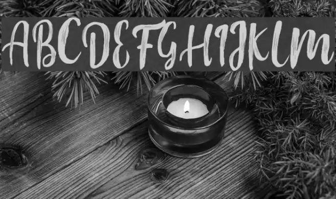 Mountain Script Font examples