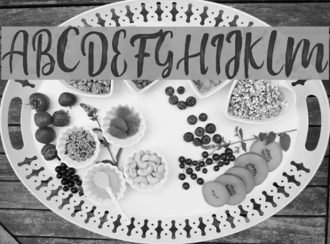 Mountain Script Font examples