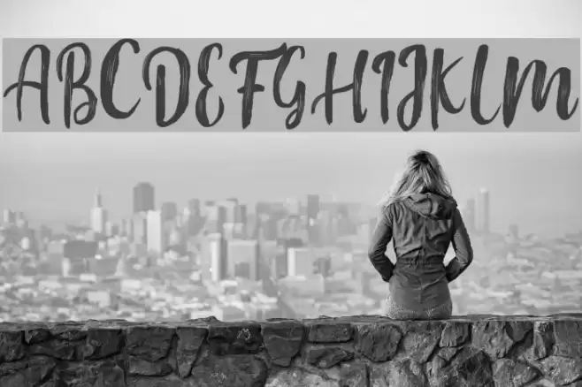 Mountain Script Font examples