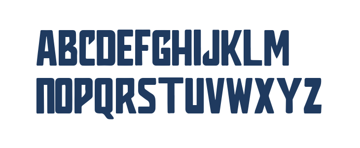 Mountain and Nature Uppercase