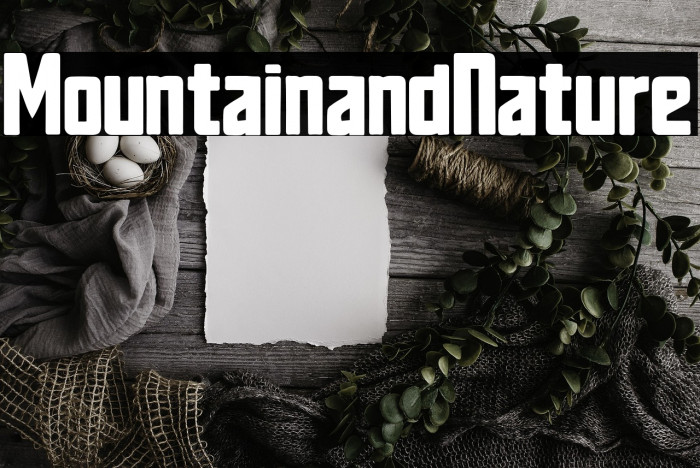 Mountain and Nature Example 1