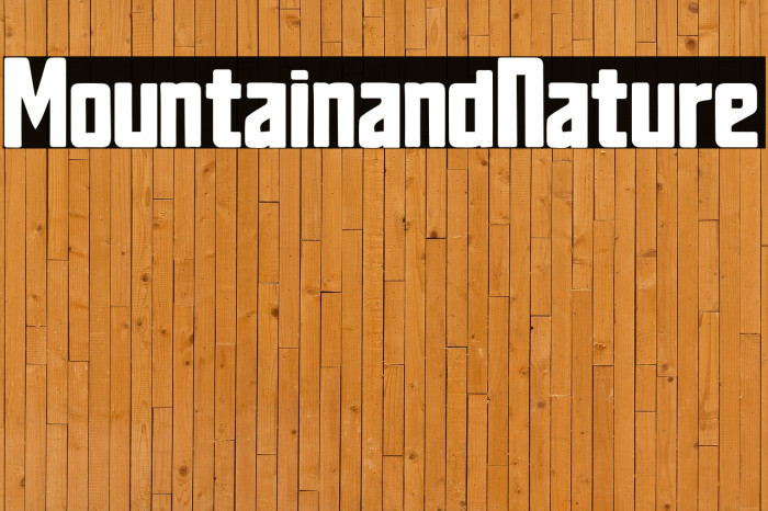 Mountain and Nature Example 2