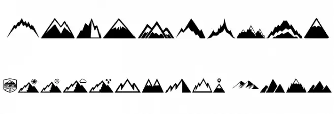 Mountain Font OTHER CHARS