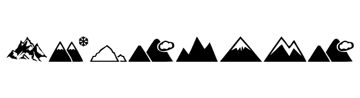 Mountain  les polices de caractères gratuit tlcharger