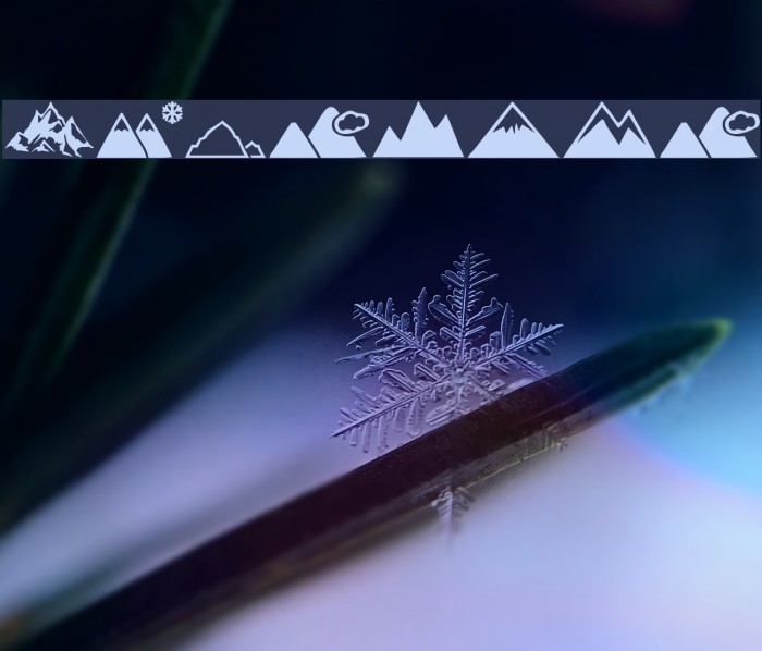 Mountain Font examples