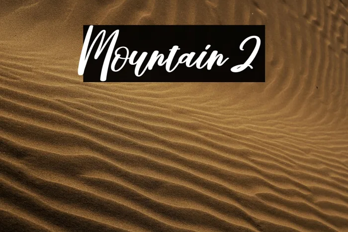 Mountain2 Example 2