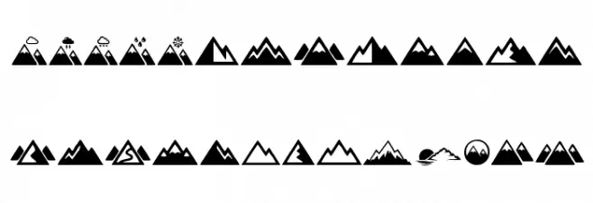 Mountain Polices MAJUSCULES