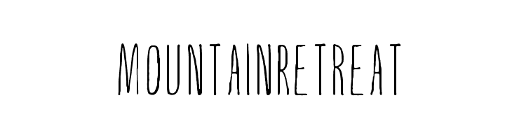 MountainRetreat  Free Fonts Download