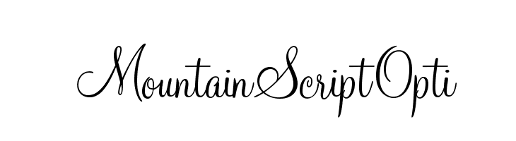 MountainScriptOpti  Free Fonts Download