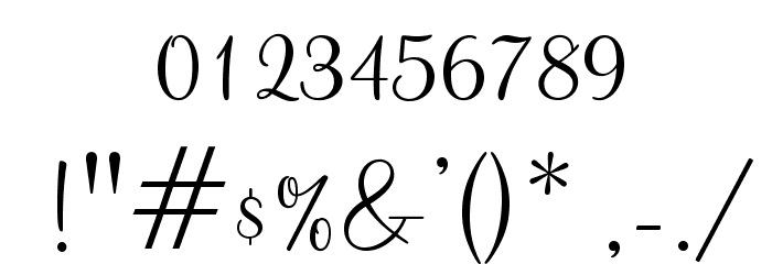 MountainScriptOpti Font OTHER CHARS