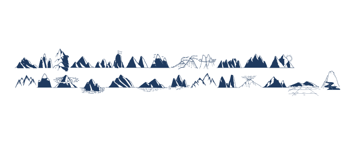 Mountains Set Lowercase