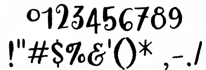 Mountains of Christmas Bold Font OTHER CHARS