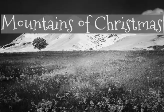 Mountains of Christmas Example 1