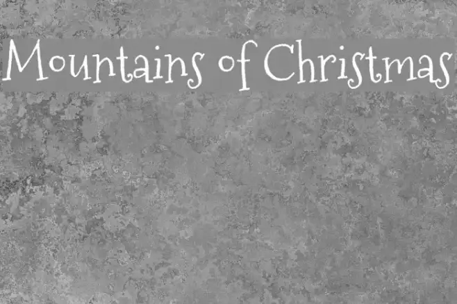 Mountains of Christmas Example 3