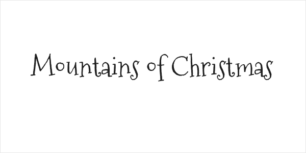 Mountains of Christmas Logo