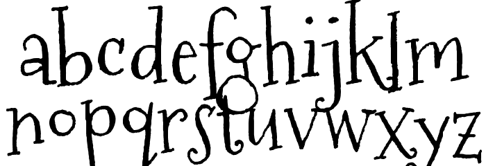 Mountains of Christmas Font LOWERCASE