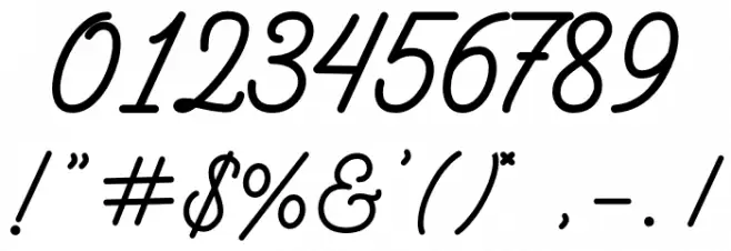 Mountecarlo Font OTHER CHARS