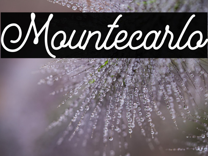 Mountecarlo Example 1