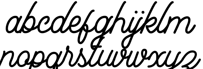 Mountecarlo Font LOWERCASE