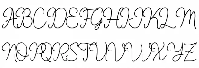 Mountline フォント 大文字