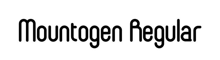Mountogen Regular  لخطوط تنزيل