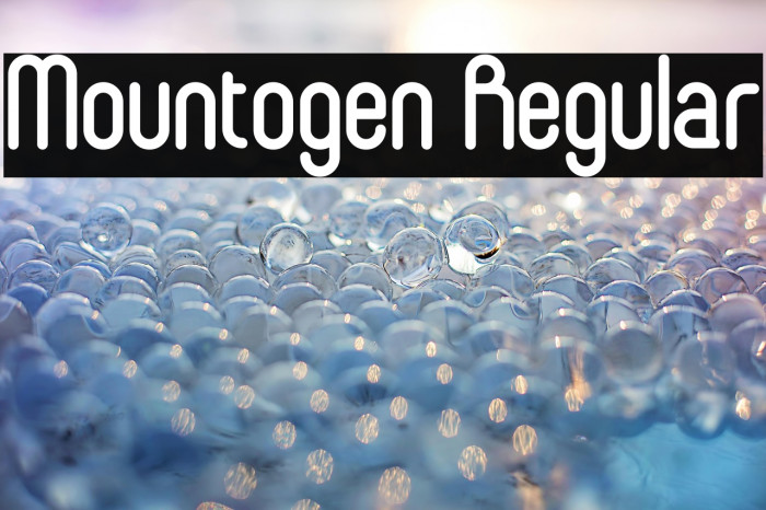 Mountogen Regular Example 1