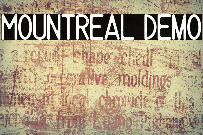 Mountreal Demo Example 1