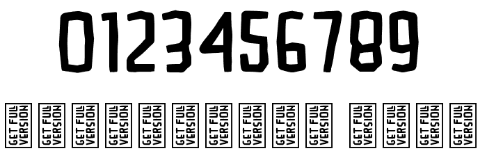 Mountrock DEMO Font OTHER CHARS