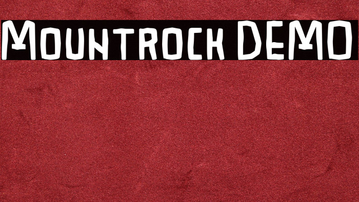 Mountrock DEMO Example 1