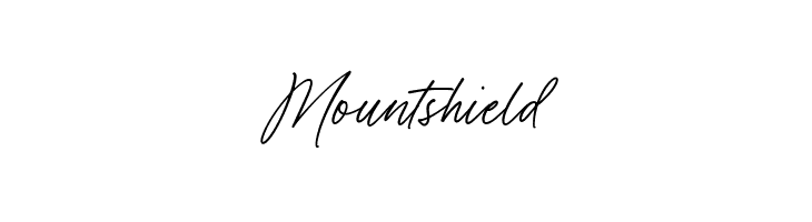Mountshield  Frei Schriftart Herunterladen