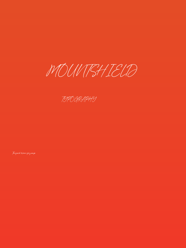 Mountshield Poster