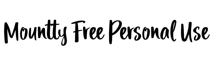 Mountty Free Personal Use  لخطوط تنزيل