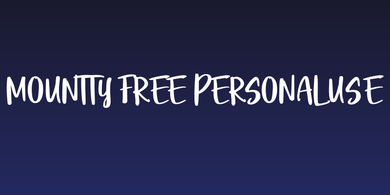 Mountty Free Personal Use Social Header