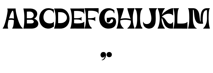 Mourghan Regular Font OTHER CHARS