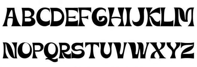 Mourghan Regular 字体 大写