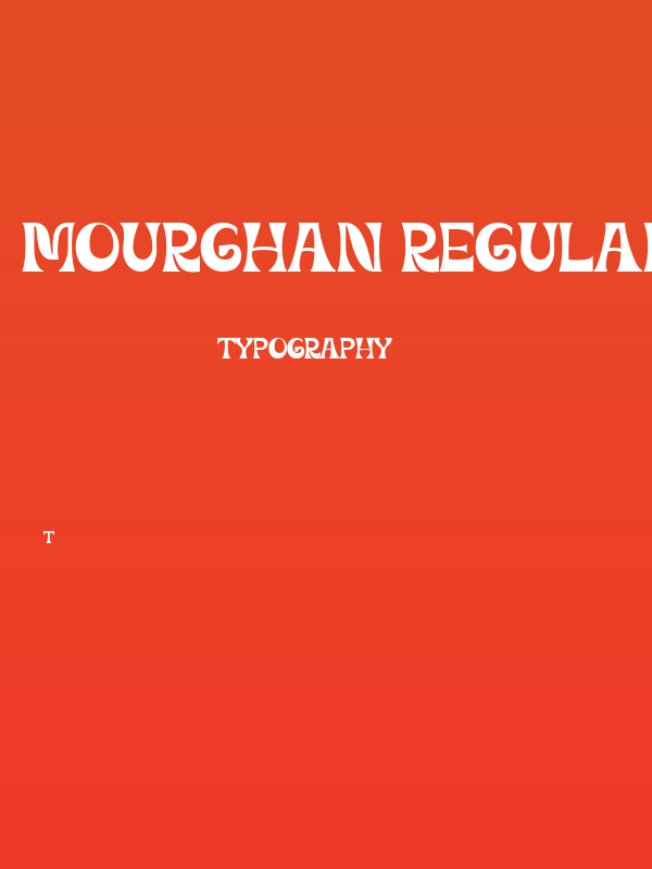 Mourghan Regular Poster