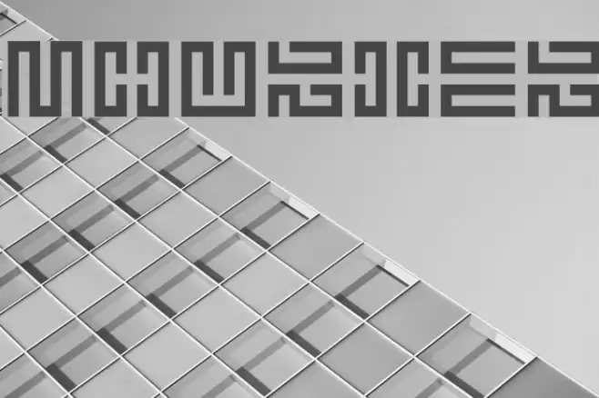 Mourier Font examples