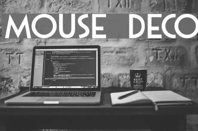 Mouse Deco फ़ॉन्ट examples