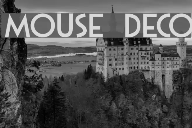 Mouse Deco फ़ॉन्ट examples