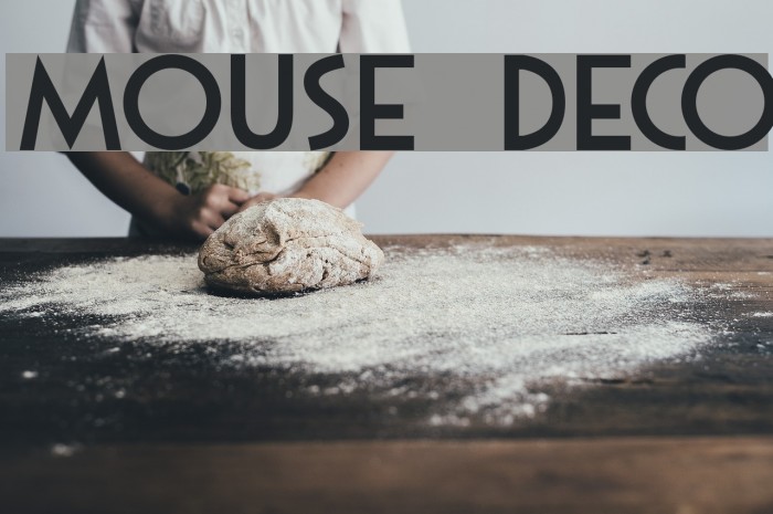 Mouse Deco Font examples